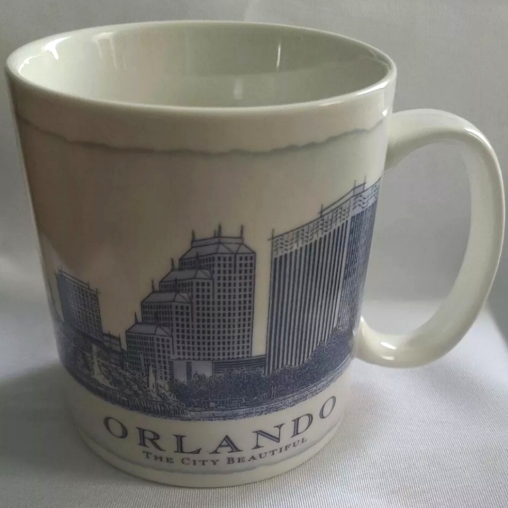 Starbucks Architecture Collector Series 2008 Orlando Florida Coffee Mug Cup 18oz